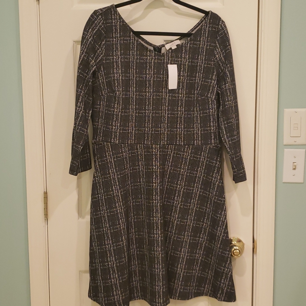 Loft Outlet plaid dress